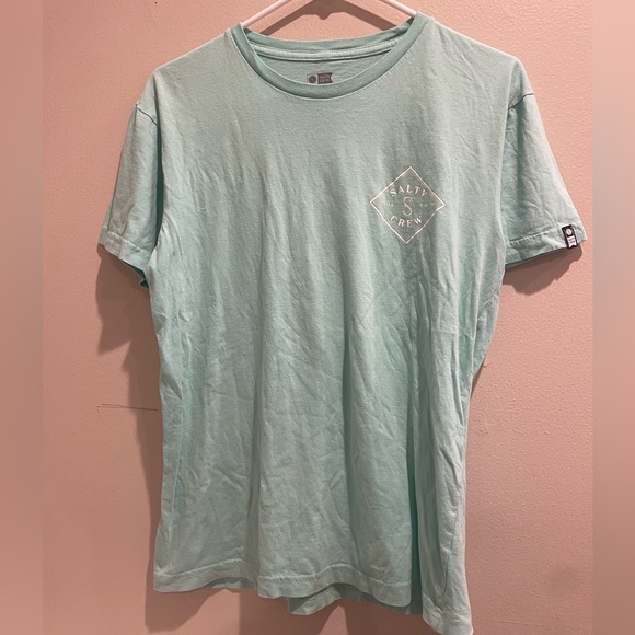 Women's Turquoise Salty Crew Short Sleeve T-Shirt - Picture 3 of 9